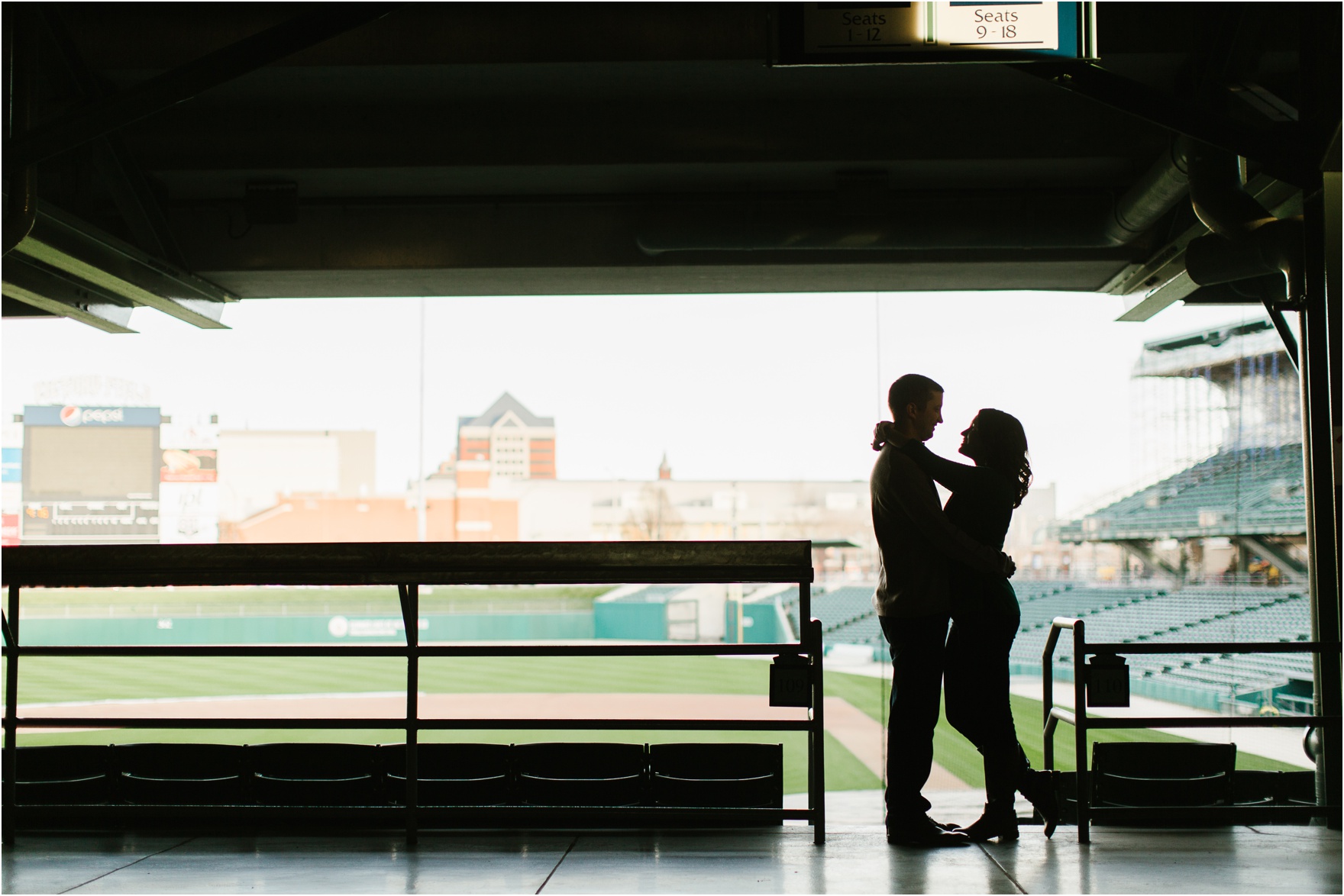 silhouette at Victory Field