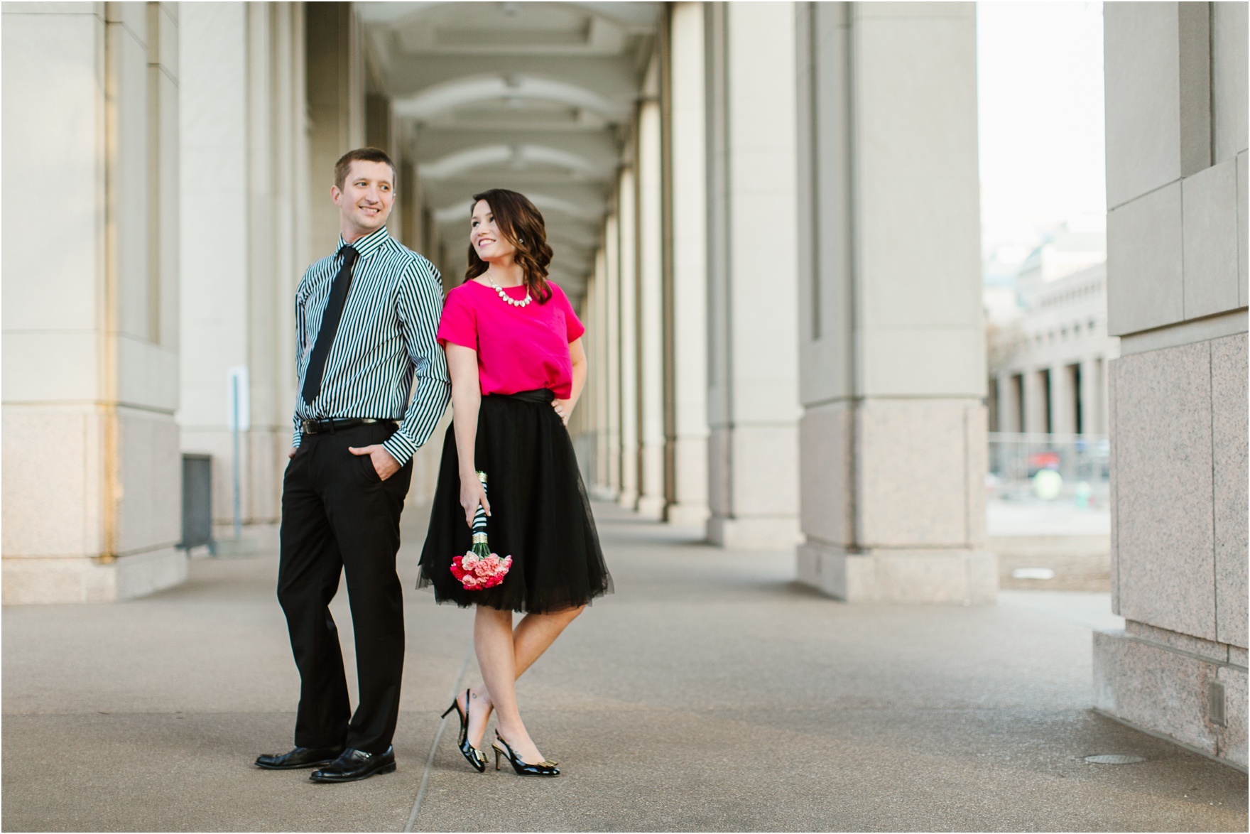 Kate Spade inspired engagement session